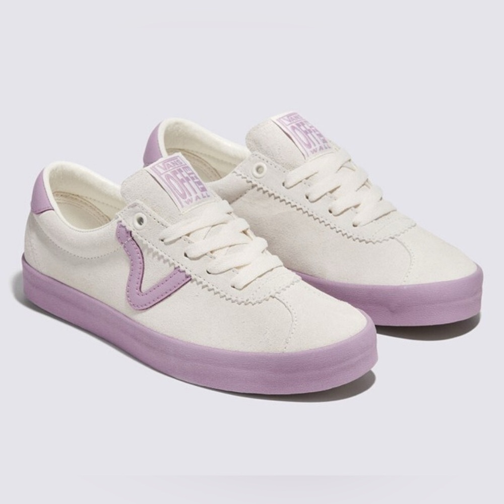 NEW Vans Classic Sport Low‎ Skate Sneakers Shoes Lavender Mist Men’s 9 / W 10.5